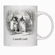 Load image into Gallery viewer, Gift - Mug - Castell Coch with dragon