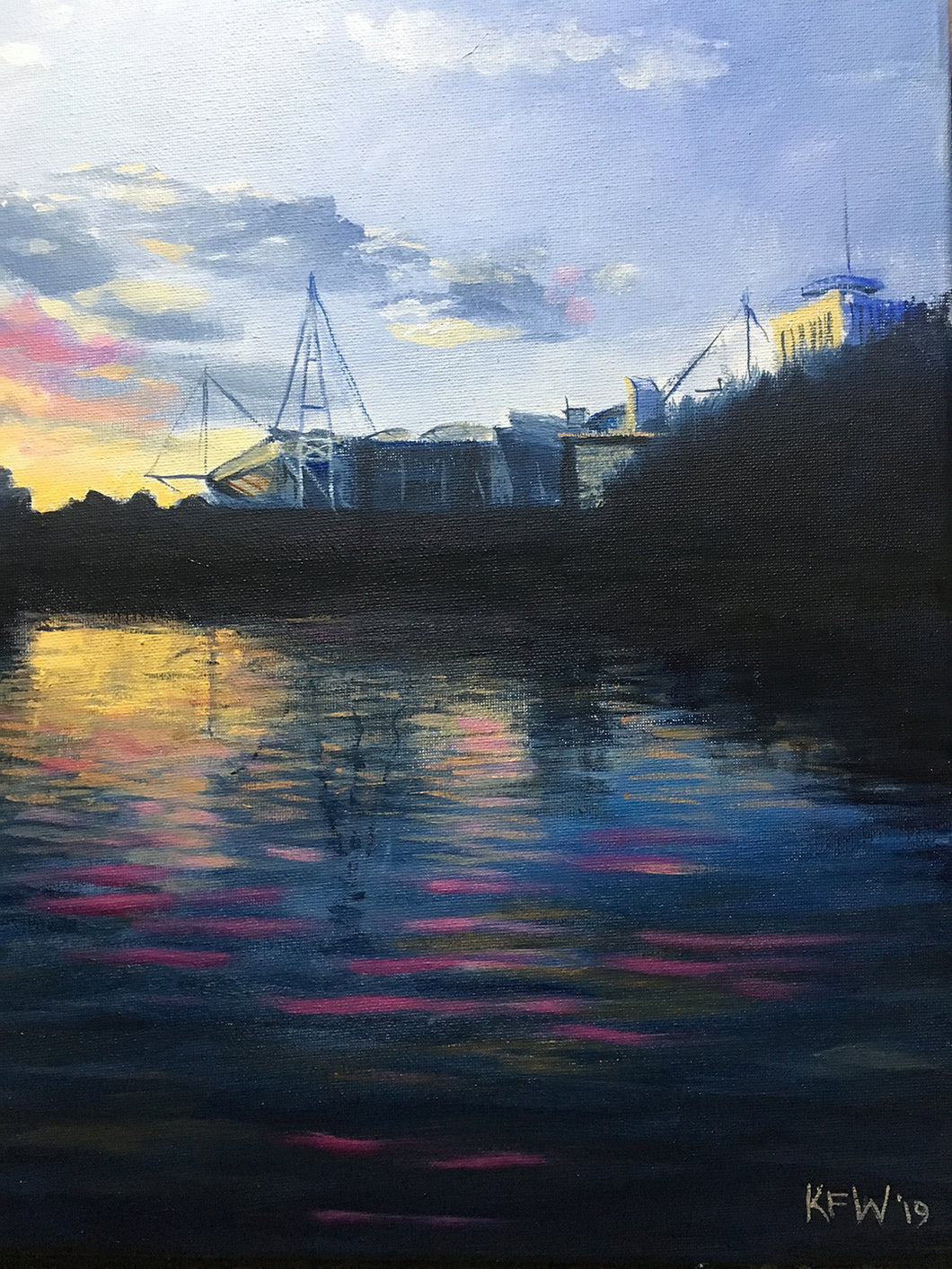 The Principality - Oil on canvas