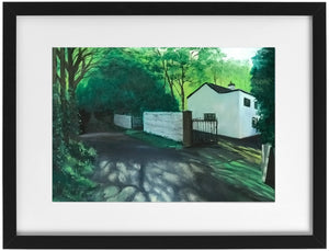 Framed print -  Ferry Cottage, Taffs Well