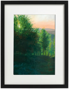Framed print -  Spring sunset, Graig Yr Allt