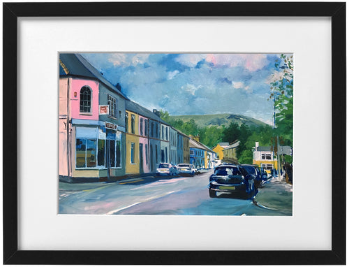 Signed Print - Framed - The Spa and the Garth, Tongwynlais
