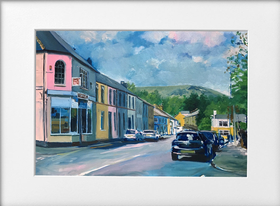 Mounted Print - (Unframed) - The Spa and the Garth Tongwynlais