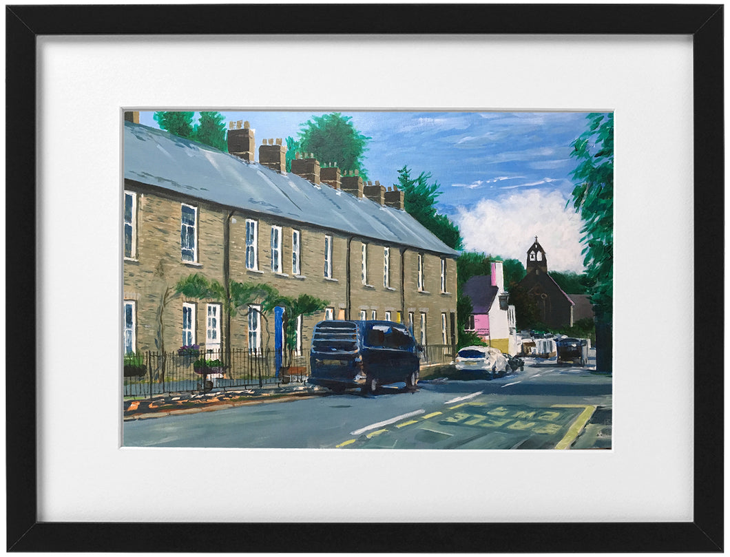 Signed Print - Framed - Tongwynlais village