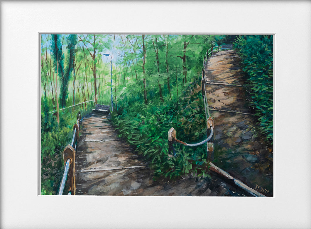 Mounted Print - (Unframed) - The Zig Zag